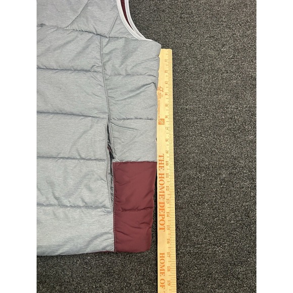 Minnesota Gophers Nike Puffer Vest Gray/Red Mens Large Full Zip Football College - Picture 3 of 10
